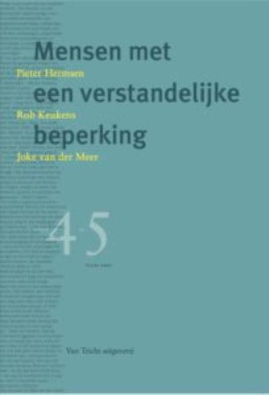 Mensen met een verstandelijke beperking Praktijkleerboek niveau 4 en 5