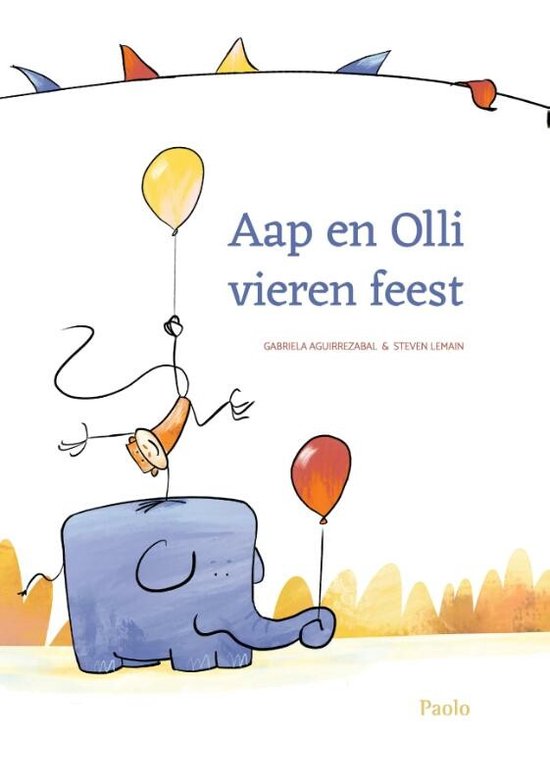 Aap en Olli 1 -   Aap en Olli vieren feest