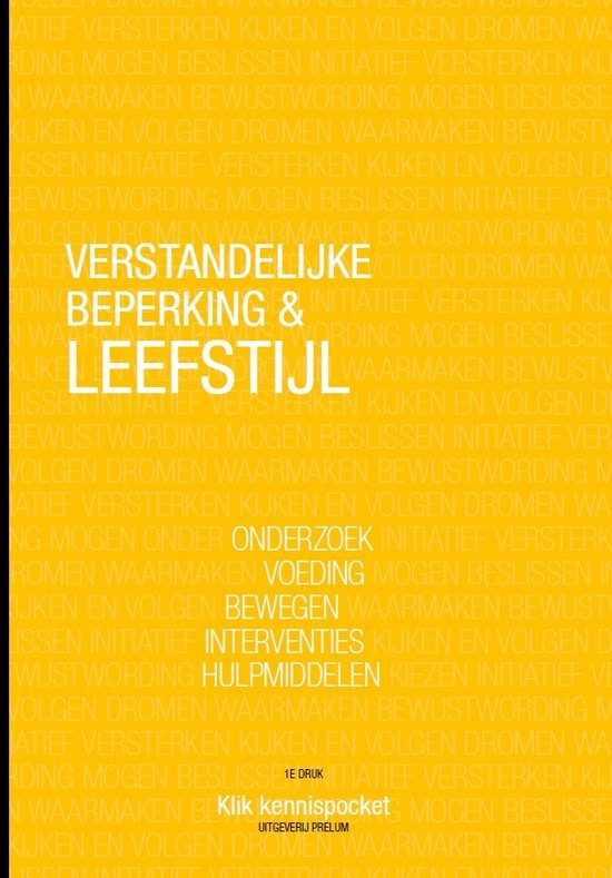 Verstandelijke beperking & Leefstijl