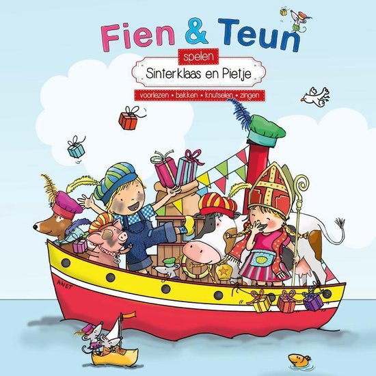 Fien en Teun - Fien & Teun spelen Sinterklaas en Pietje