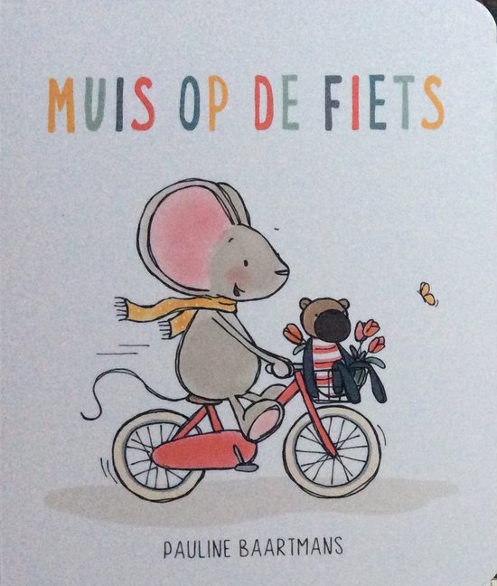 Muis op de fiets