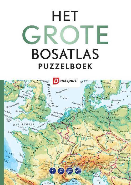 Denksport Het Grote Bosatlas Puzzelboek