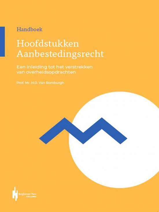 Hoofdstukken aanbestedingsrecht