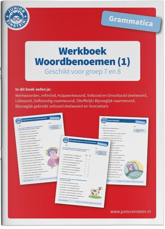 Grammatica Woordbenoemen 1 Geschikt voor groep 7 en 8 Werkboek