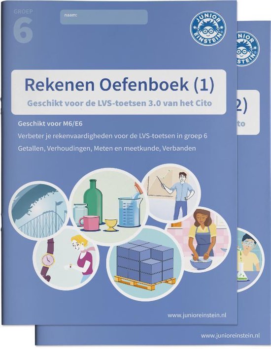 Delen 1 en 2 - Rekenen Oefenboeken Compleet deel 1 en 2 groep 6