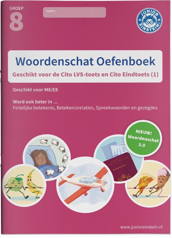 Deel 1  - Woordenschat deel 1 Geschikt voor de Cito LVS-toetsen en de Cito Eindtoets - M8/E8 Cito Oefenboek