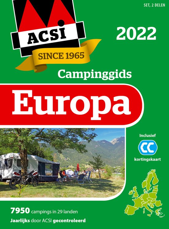 ACSI Campinggids - ACSI Campinggids Europa 2022 set