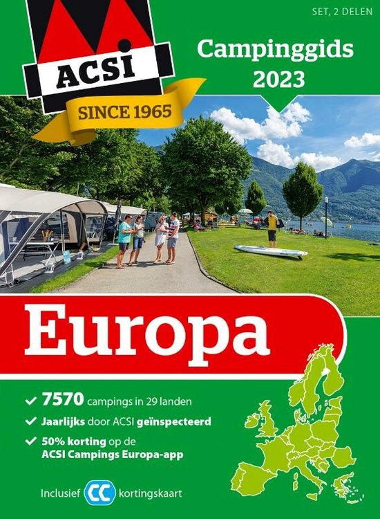 ACSI Campinggids - ACSI Campinggids Europa 2023 (set)