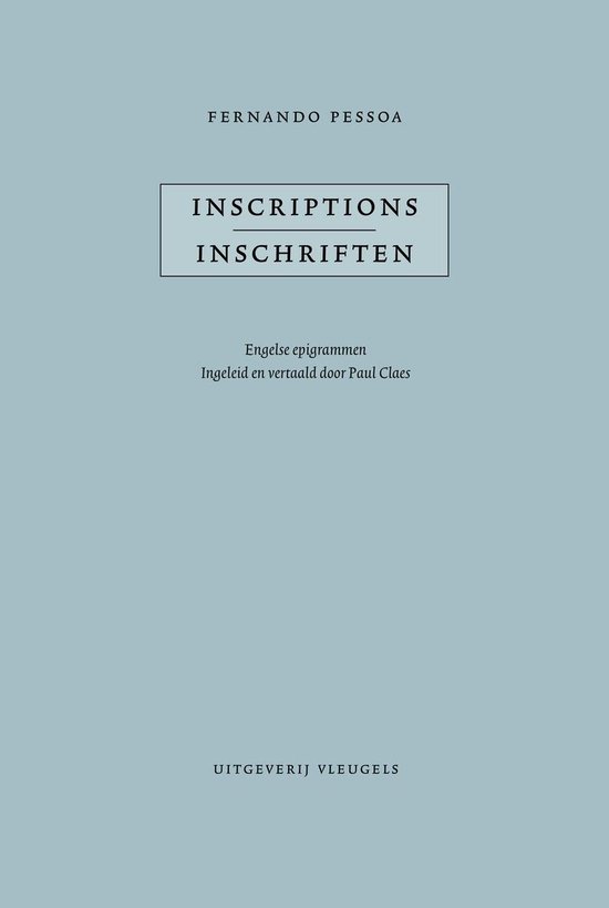 Fernando Pessoa   Inscriptions – Inschriften