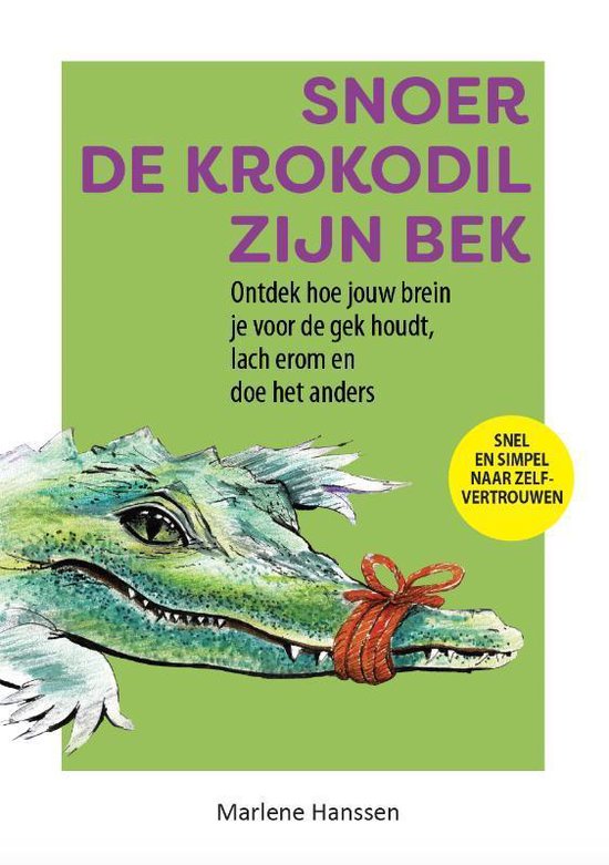 Snoer de krokodil zijn bek