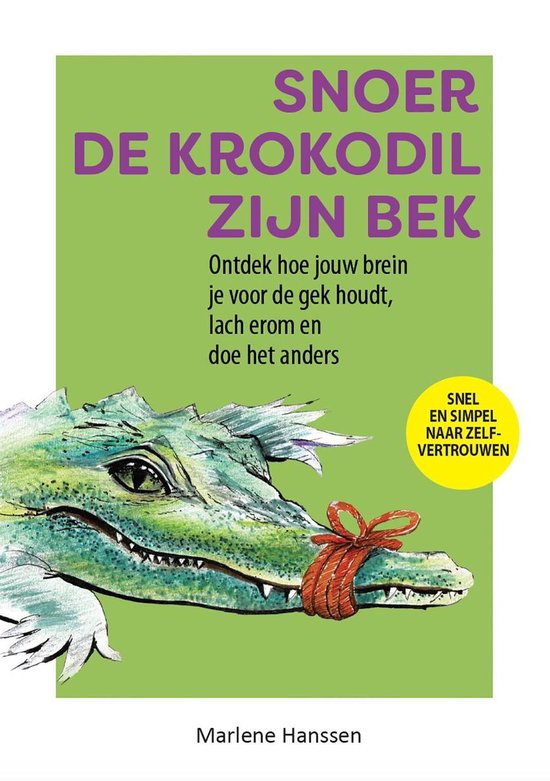 Snoer de krokodil zijn bek