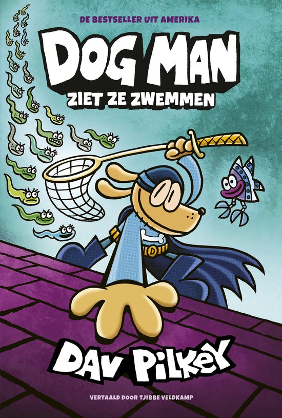 Dog Man 8 - Dog Man ziet ze zwemmen