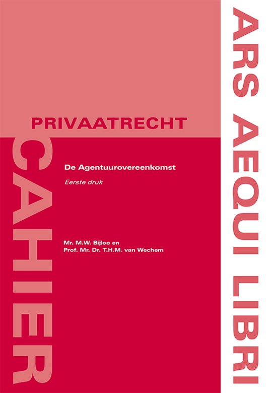 Ars Aequi Cahiers - Privaatrecht  -   De agentuurovereenkomst