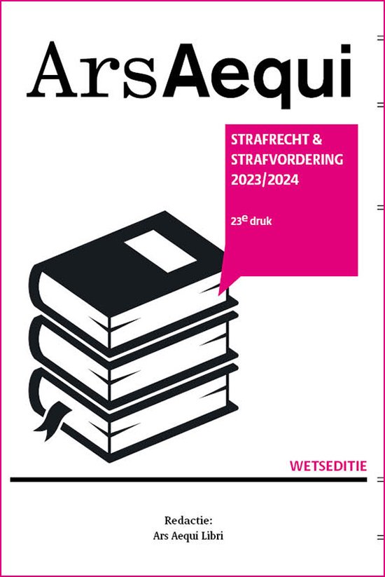 Strafrecht & strafvordering 2023/2024