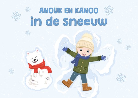 Anouk en Kanoo in de sneeuw kamishibai vertelplaten