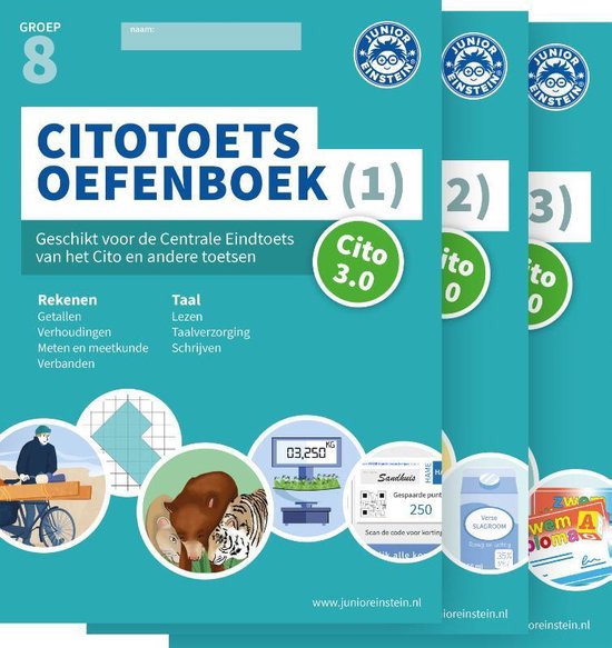 Citotoets Oefenboeken Set - Deel 1, 2 en 3