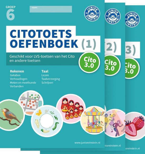 Delen 1, 2 en 3 - Citotoets Oefenboeken groep 6