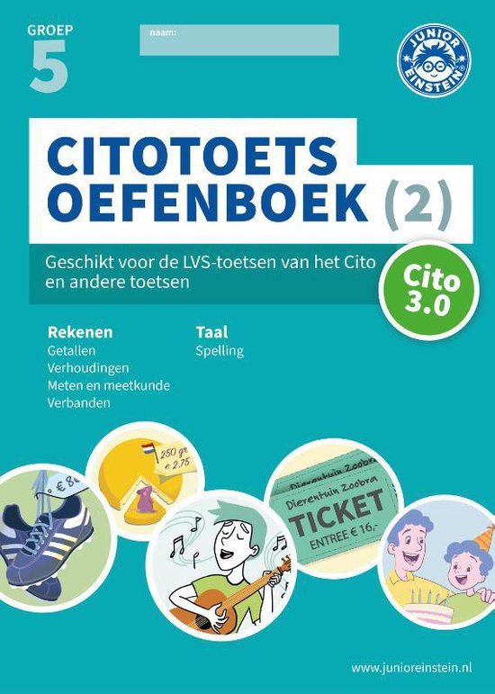 Deel 2  -   Citotoets Oefenboek deel 2 groep 5