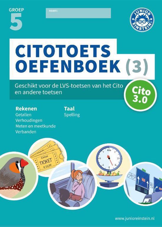 Deel 3  -   Citotoets Oefenboek deel 3 groep 5