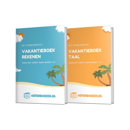 Naar groep 1-2 Rekenen en Taal - Het overcomplete Vakantieboek