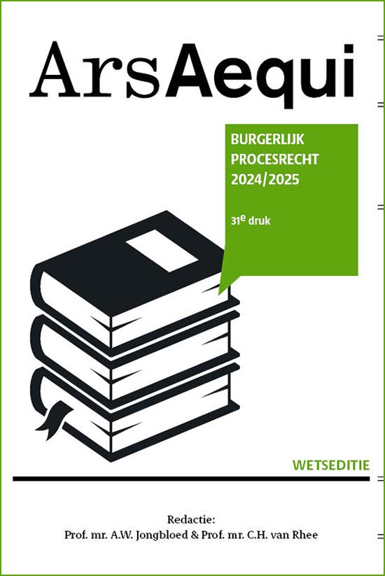 Ars Aequi Wetseditie - Burgerlijk Procesrecht 2024/2025