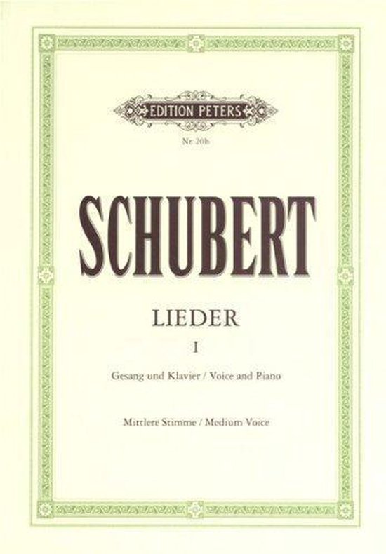 Lieder, Band 1, mittlere Stimme