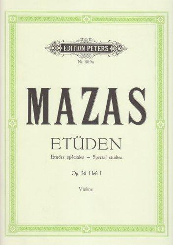 Etüden op. 36 / Etudes spéciales