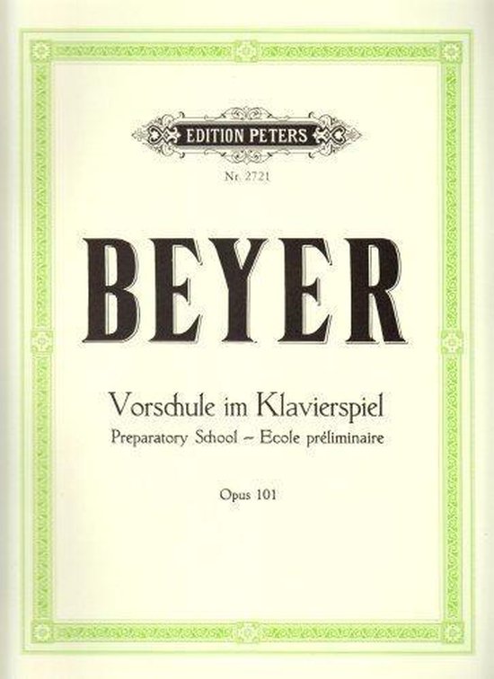 Vorschule im Klavierspiel op. 101