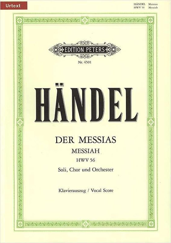 Messiah [Der Messias] HWV 56 / URTEXT