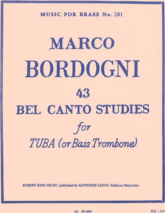 43 Bel Canto Studies ( Tuba/Bass Trombone )