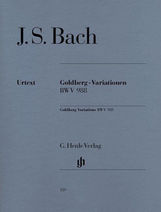 J S BACH GOLDBERG VARIATIONEN BWV 988