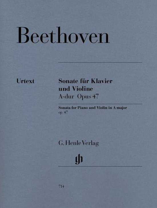 Sonate für Klavier und Violine A-dur op. 47 (Kreutzer-Sonate)