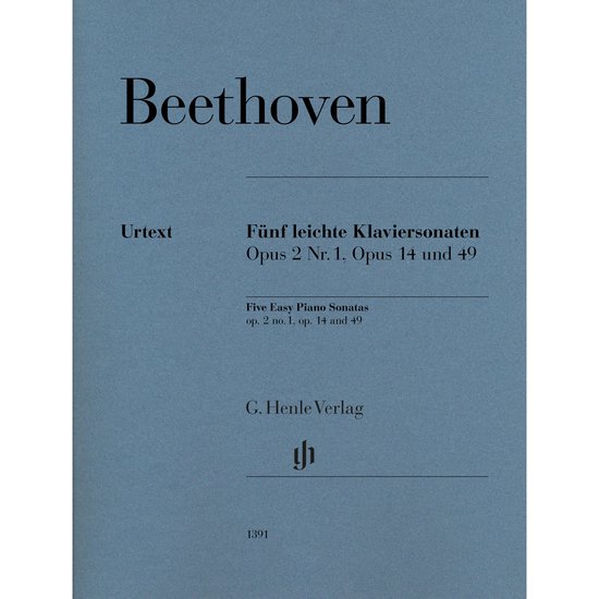 Fünf leichte Klaviersonaten op. 2 Nr. 1, op. 14 und op. 49