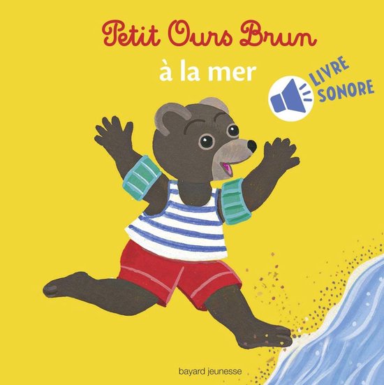 Mini Sonore Petit Ours Brun à la mer