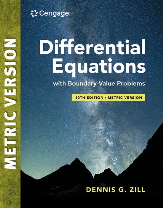 Differential Equations with Boundary-Value Problems, International Metric Edition