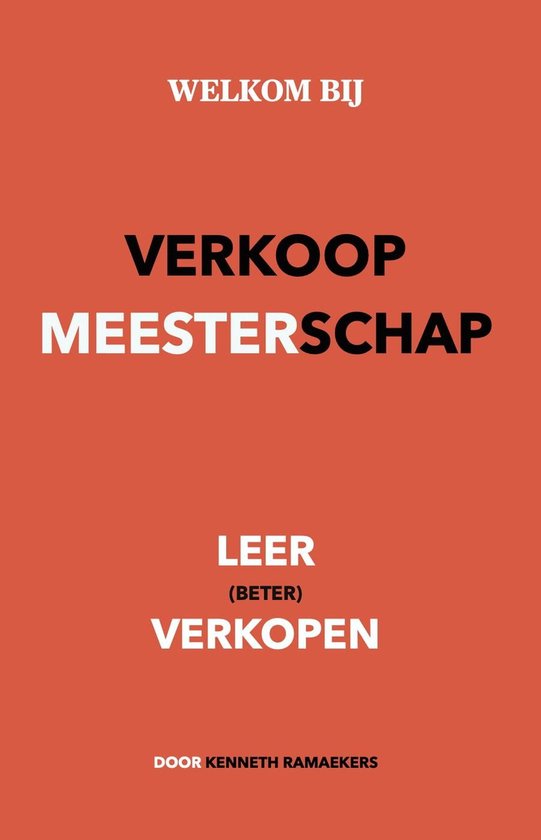 verkooptechnieken 1 - Verkoopmeesterschap