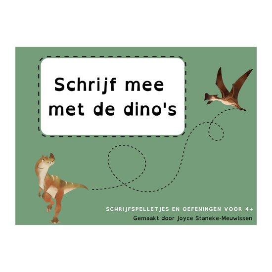 Schrijf mee met de dino's - Leer letters schrijven doeboekje