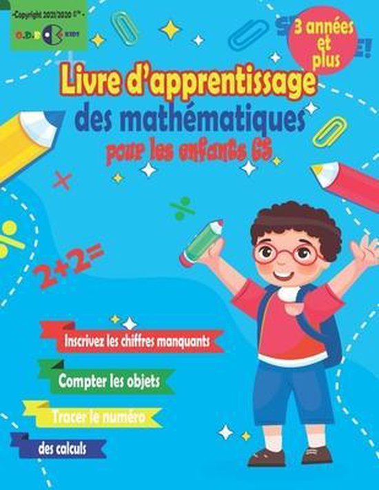 Livre d'apprentissage des mathématiques pour les enfants GS