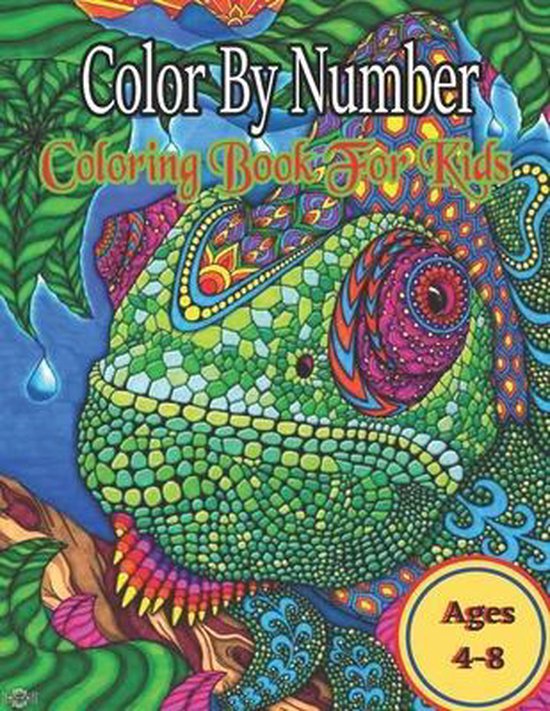 Color By Number Coloring Book For Kids