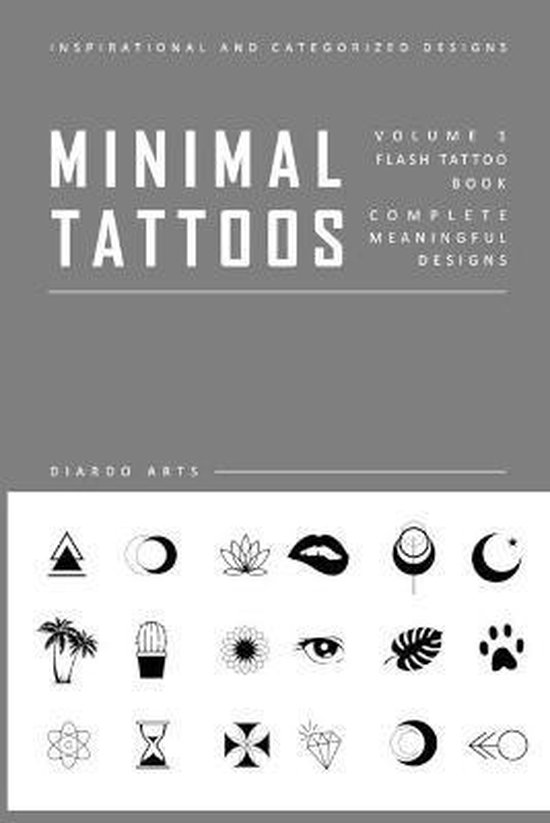 Minimal Flash Tattoo Design Art Book