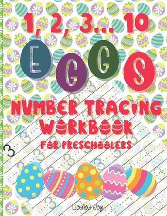 1, 2, 3... 10 eggs Number Tracing Workbook for Preschoolers