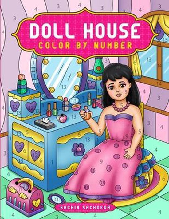 Doll House Color by Number