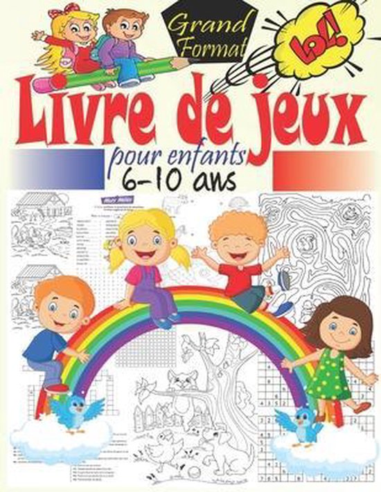 Livre de jeux pour enfants 6-10 ans