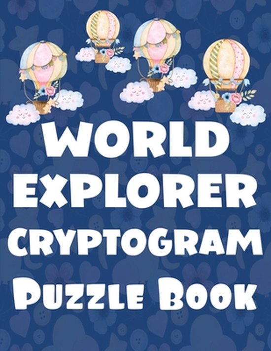 World Explorer Cryptogram Puzzle Book