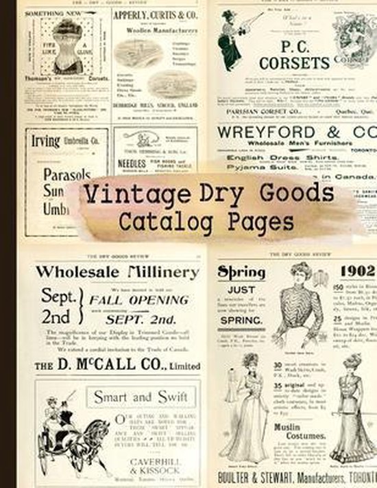 Vintage Dry Goods Catalog Pages