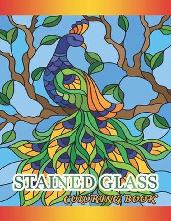 Stained Glass Coloring Book