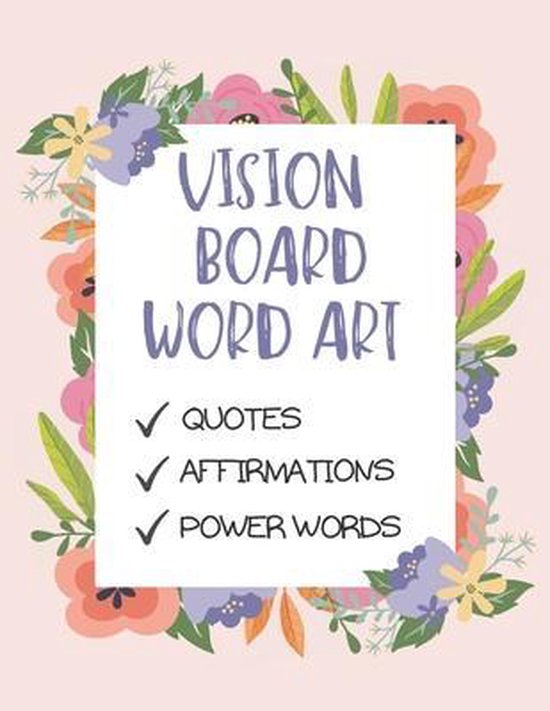 Vision Board Word Art