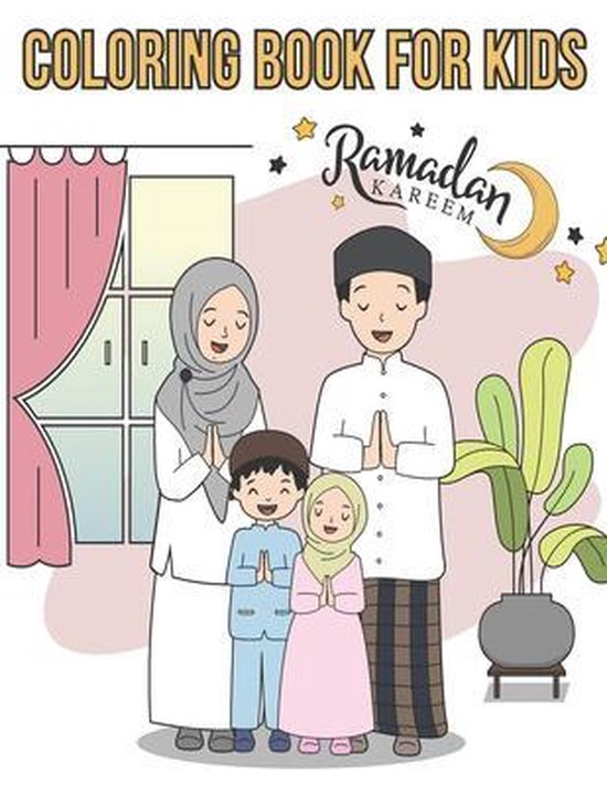 Coloring Book For Kids Ramadan Kareem