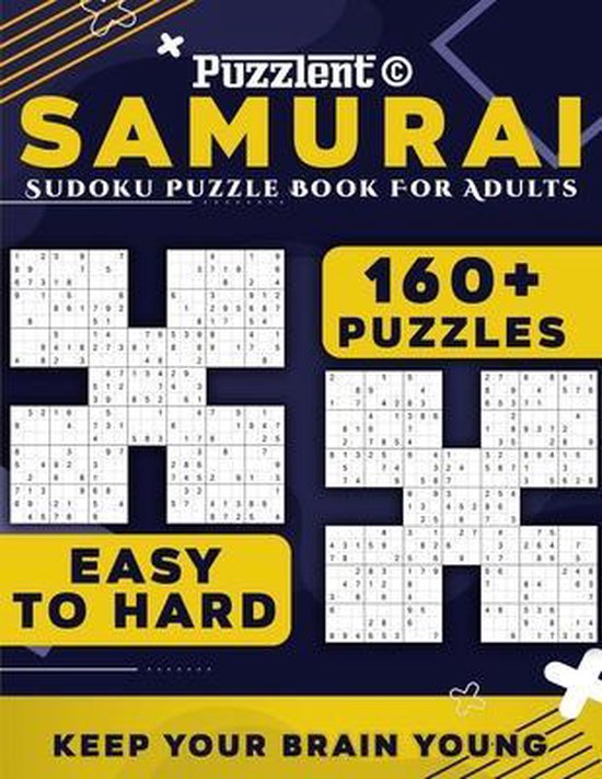 Samurai Sudoku Puzzle Book for Adults