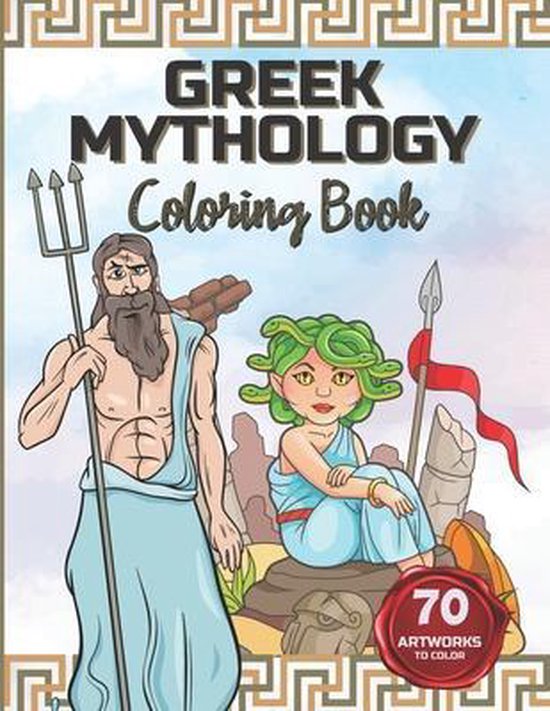 Greek Mythology for Kids- Greek Mythology Coloring Book